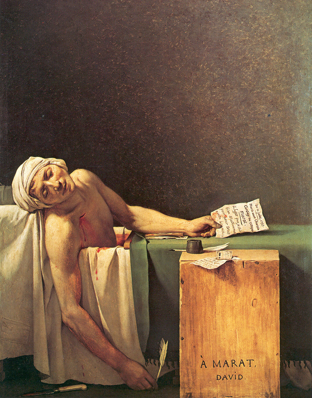 The death of marat c2a9 1793 jacques louis david1