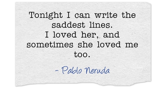 Tonight i can write the